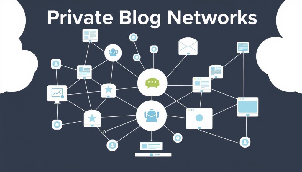 Generate an image representing the concept of Private Blog Networks.