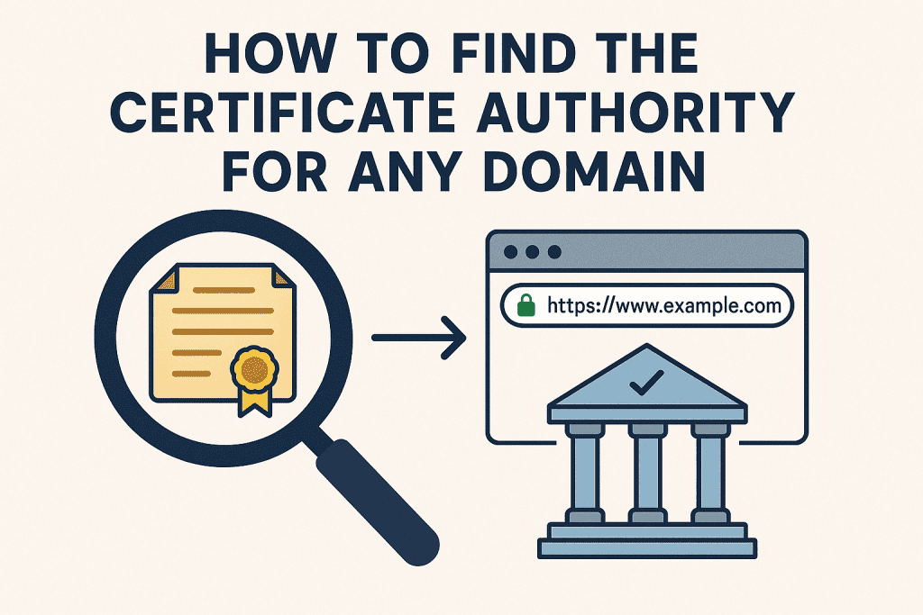 How to Find the Certificate Authority for Any Domain