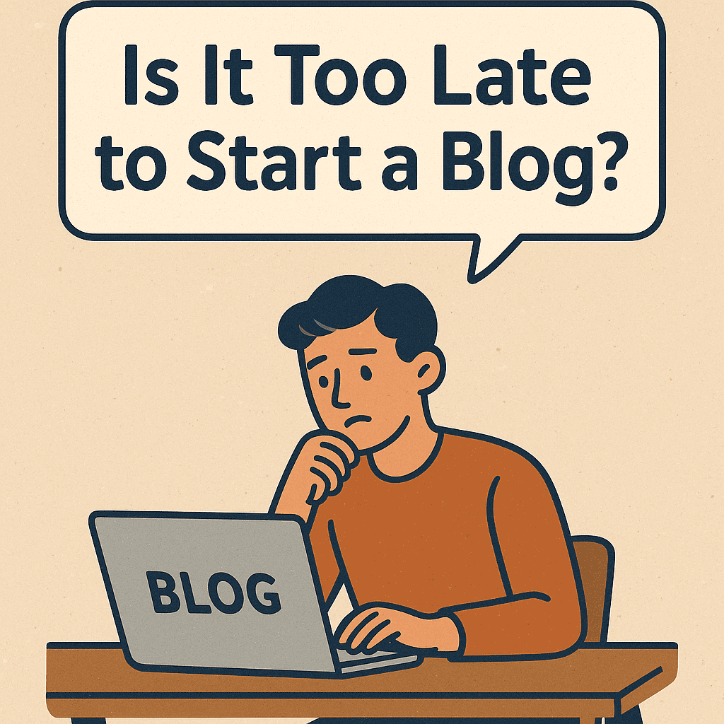 Is It Too Late to Start a Blog?