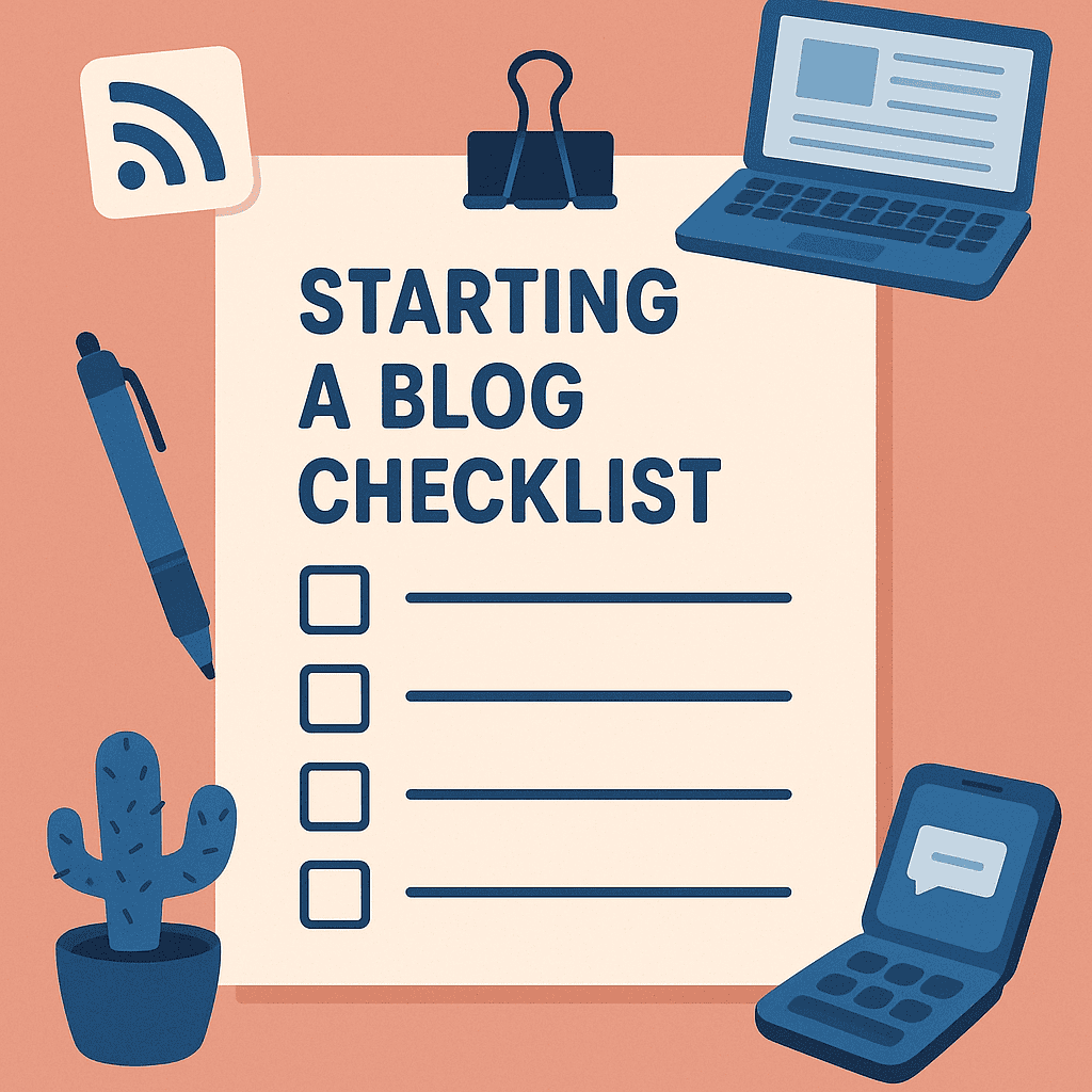 Starting A Blog Checklist: Everything You Need