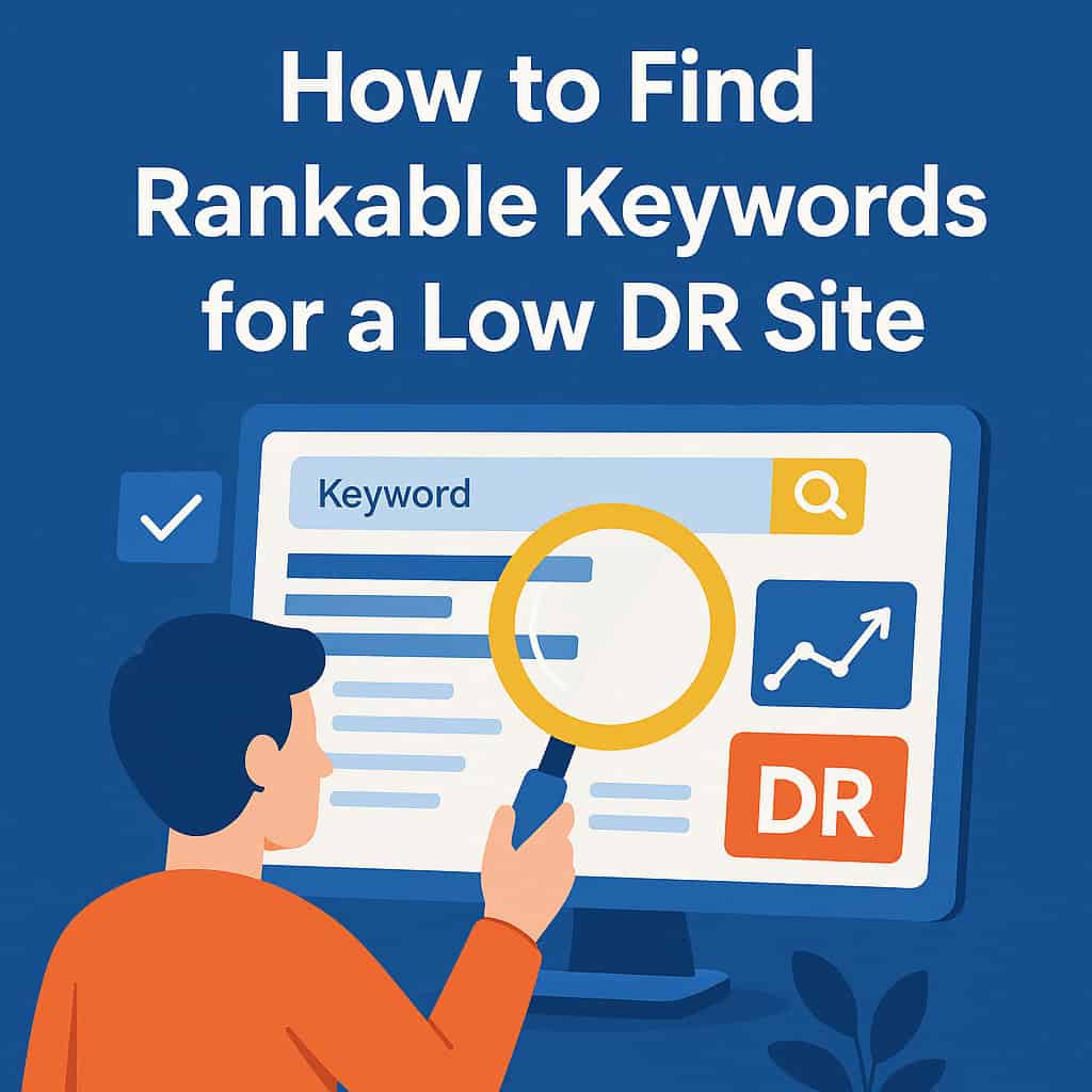 How to Find Rankable Keywords for a Low DR Site